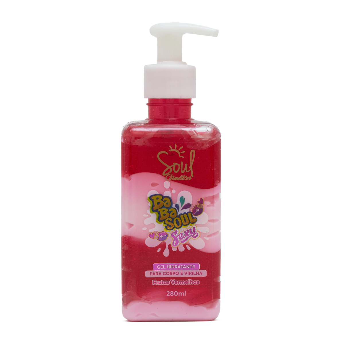 GEL HIDRATANTE CORPO E VIRILHA FRUTAS VERMELHAS 280 MG - SOUL