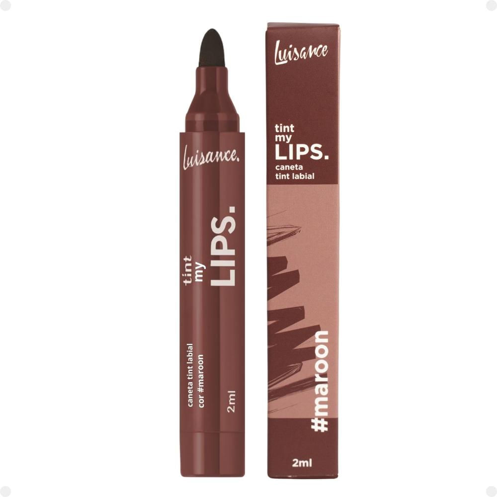 CANETA TINT LABIAL MAROON LUISANCE