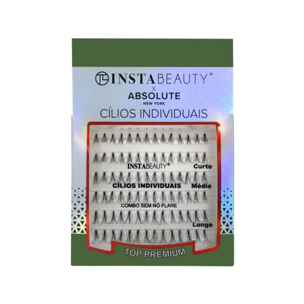 CÍLIOS POSTIÇOS INDIVIDUAL JADE 401 ABNY X IB