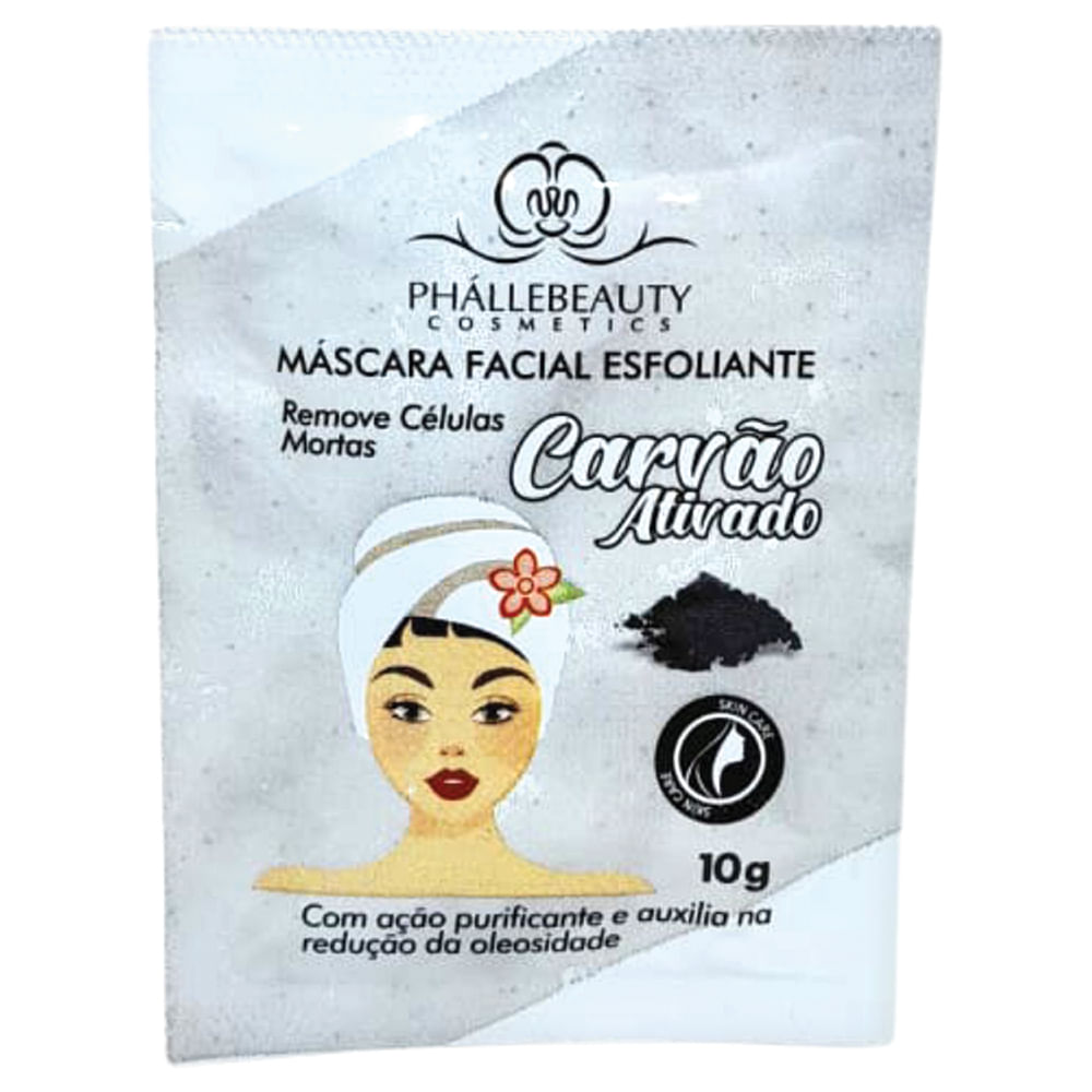 MÁSCARA FACIAL CARVÃO ATIVADO PHALLEBEAUTY