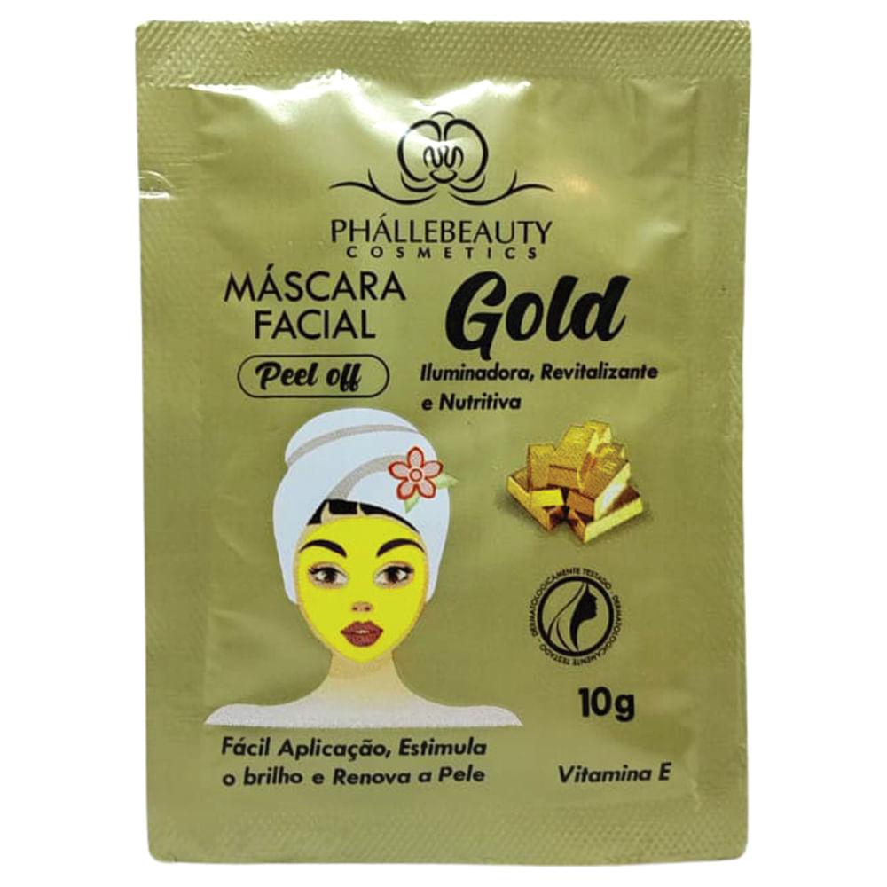 MÁSCARA FACIAL OURO PHALLEBEAUTY