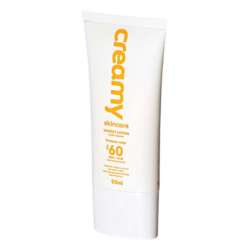 CREAMY - PROTETOR SOLAR WATERY LOTION 60 UVA 50ML