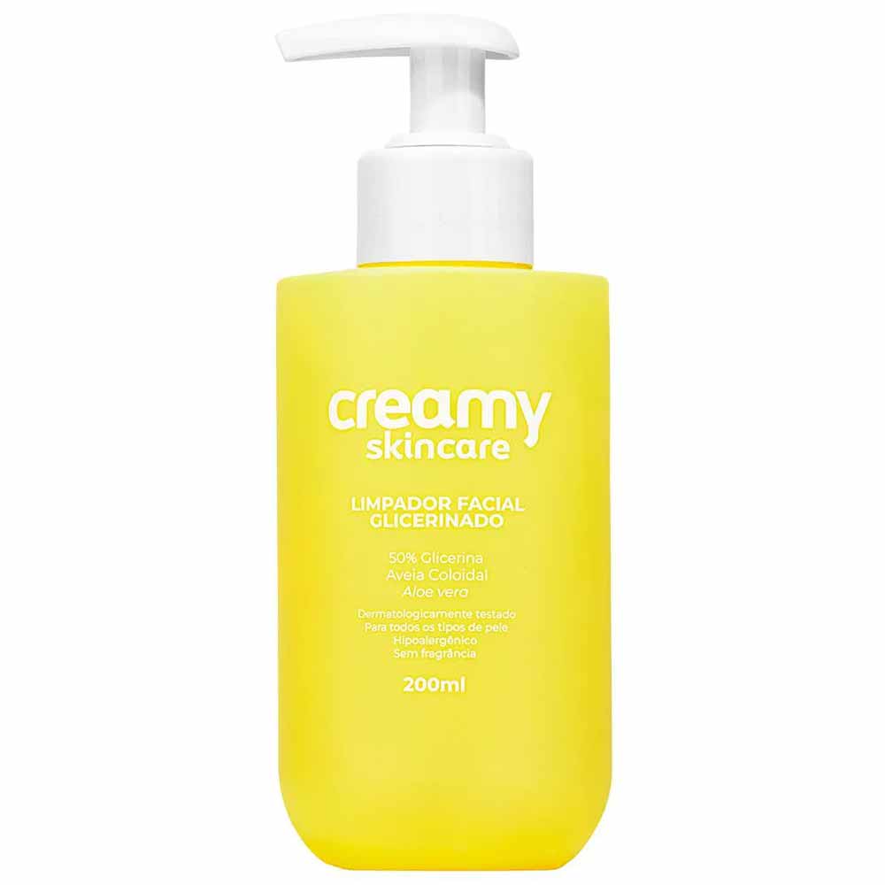 CREAMY - LIMPADOR FACIAL GLICERINADO 200ML