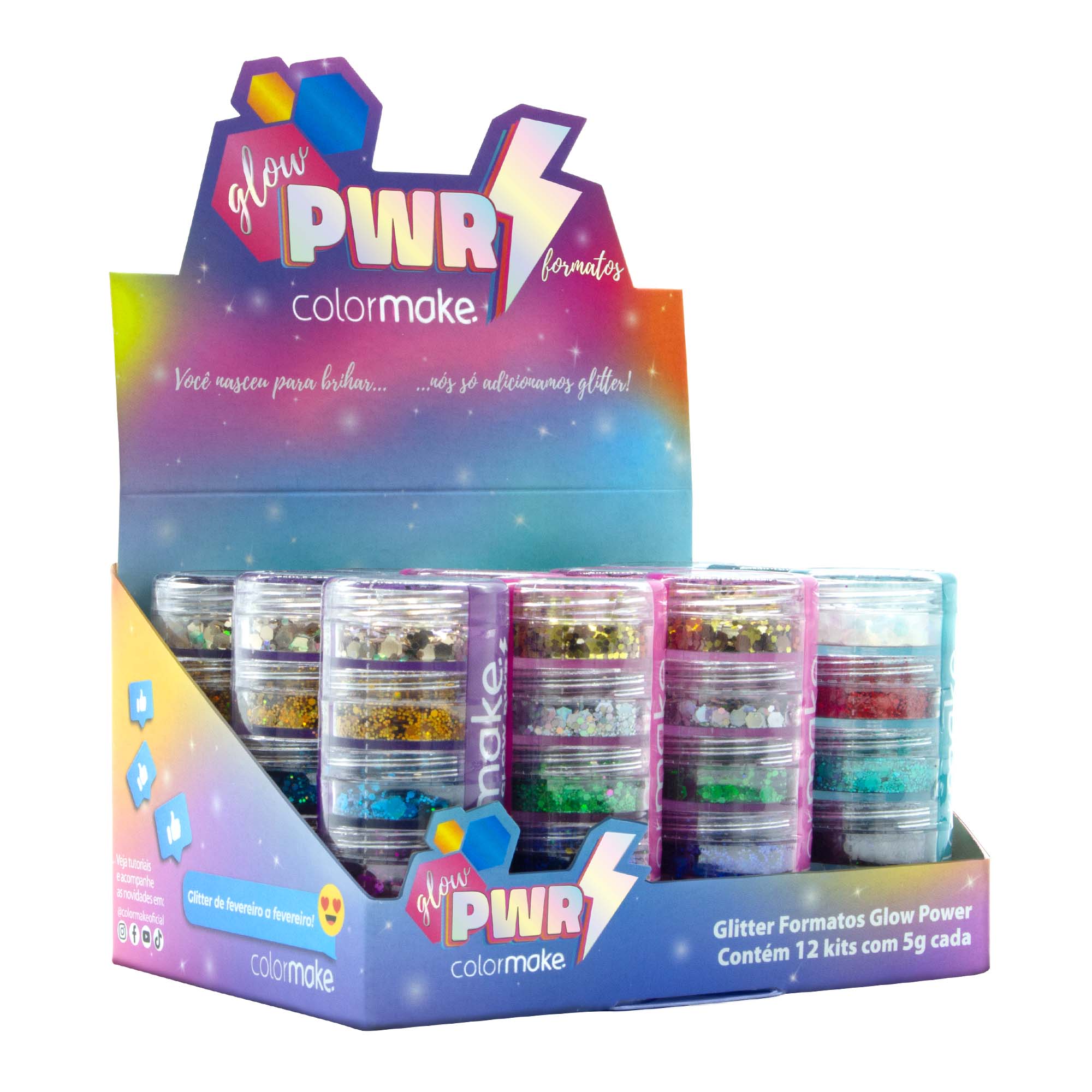 GEL GLITTER MULTIFUNCIONAL PARTY COR 5 - IAMO