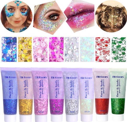 GEL GLITTER MULTIFUNCIONAL PARTY COR 6 - IAMO