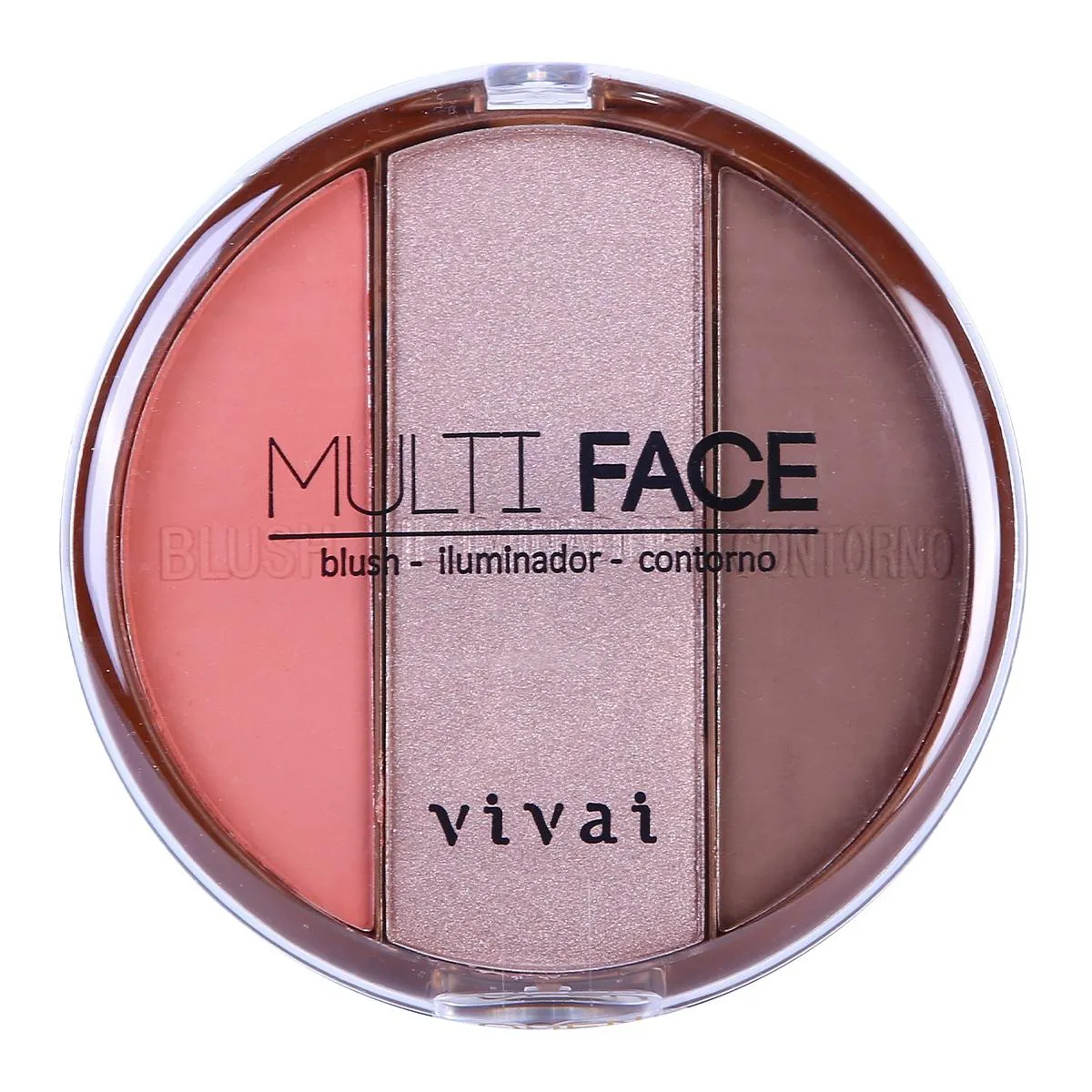 PALETA MULTI FACE (BLUSH/ILUMINADOR/CONTORNO) VIVAI