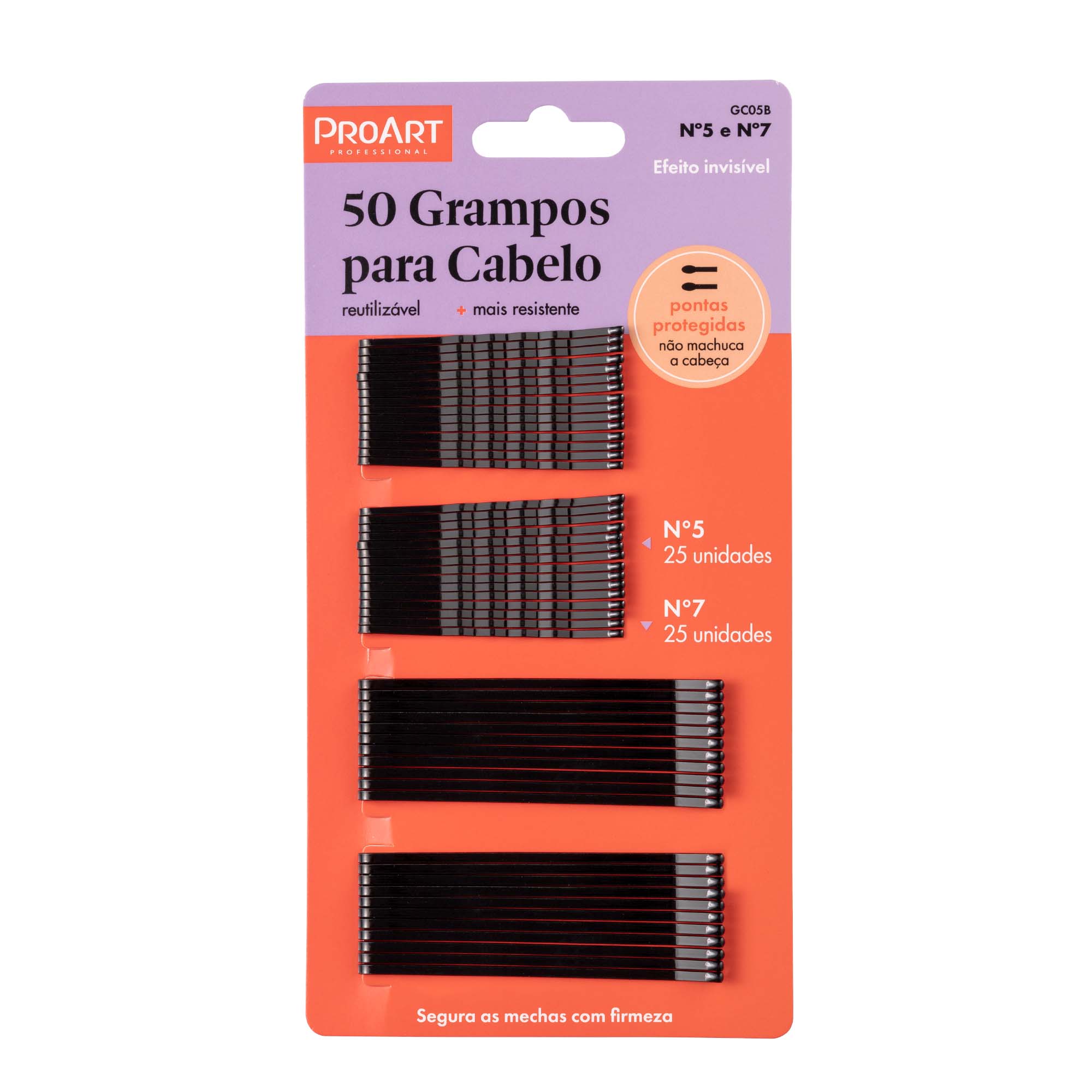 KIT GRAMPOS DE CABELO 2UN PLATINA