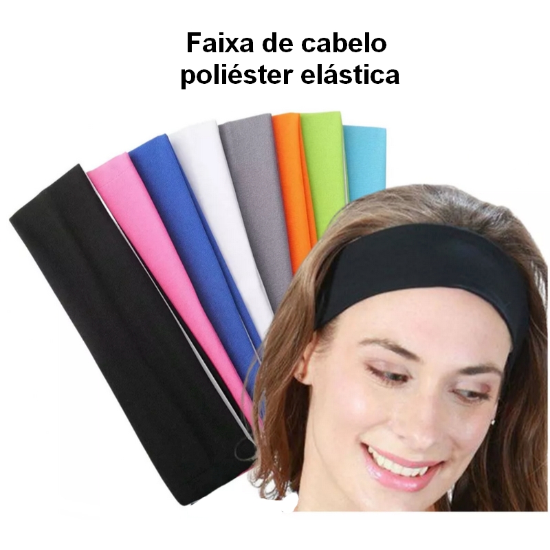FAIXA CABELO PARA MAQUIAGEM FIBRA DE POLIESTER