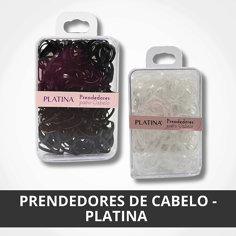 KIT PRENDEDOR CABELO PLATINA