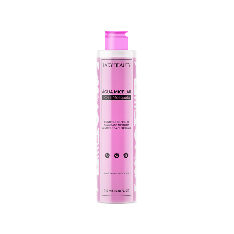 AGUA MICELAR ROSA MOSQUETA 310 ML - LADY BEAUTY