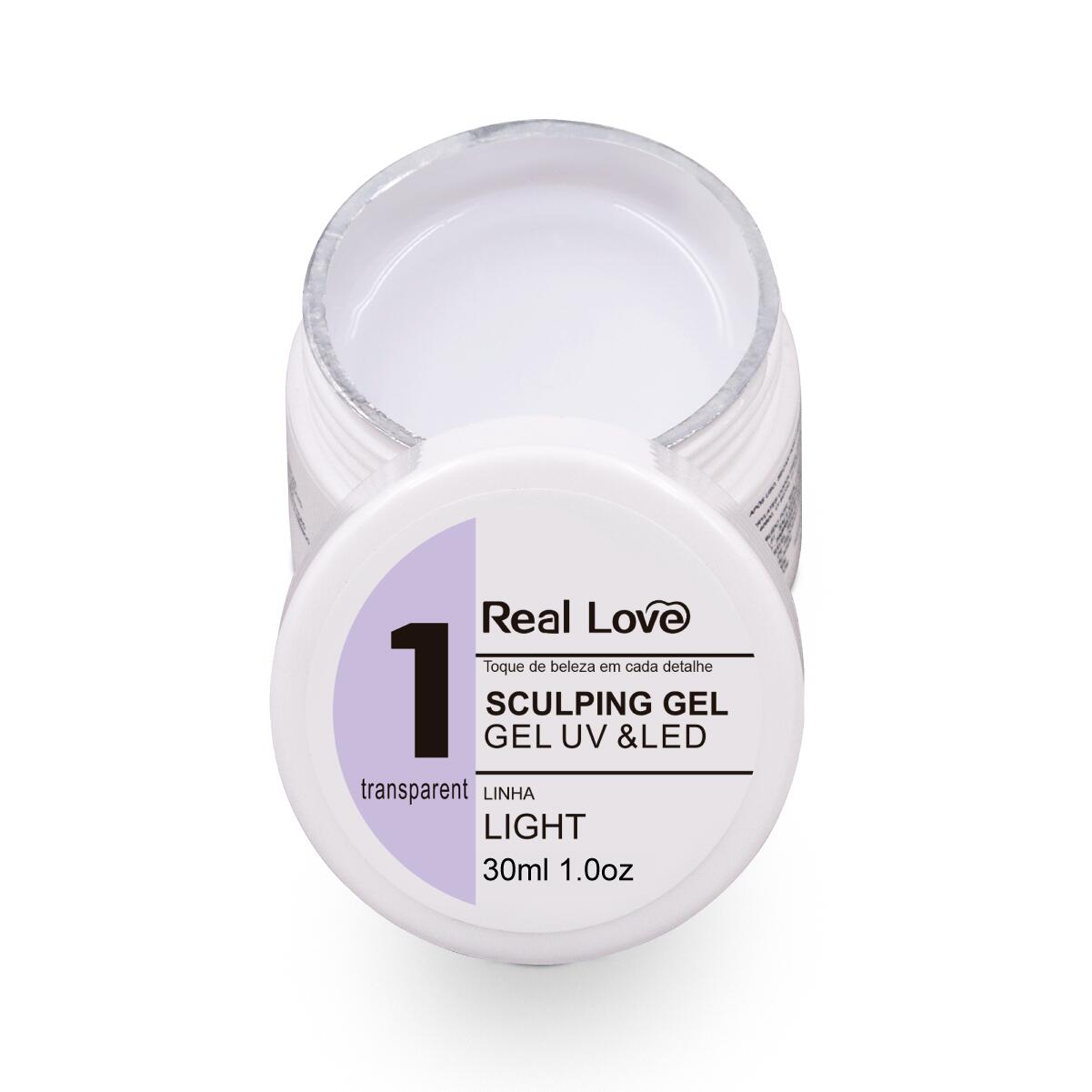 GEL SCULPTING LIGHT TRANSPARENT - REAL LOVE