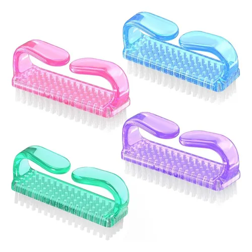 ESCOVA DE PLASTICO PARA LIMPEZA DE UNHAS