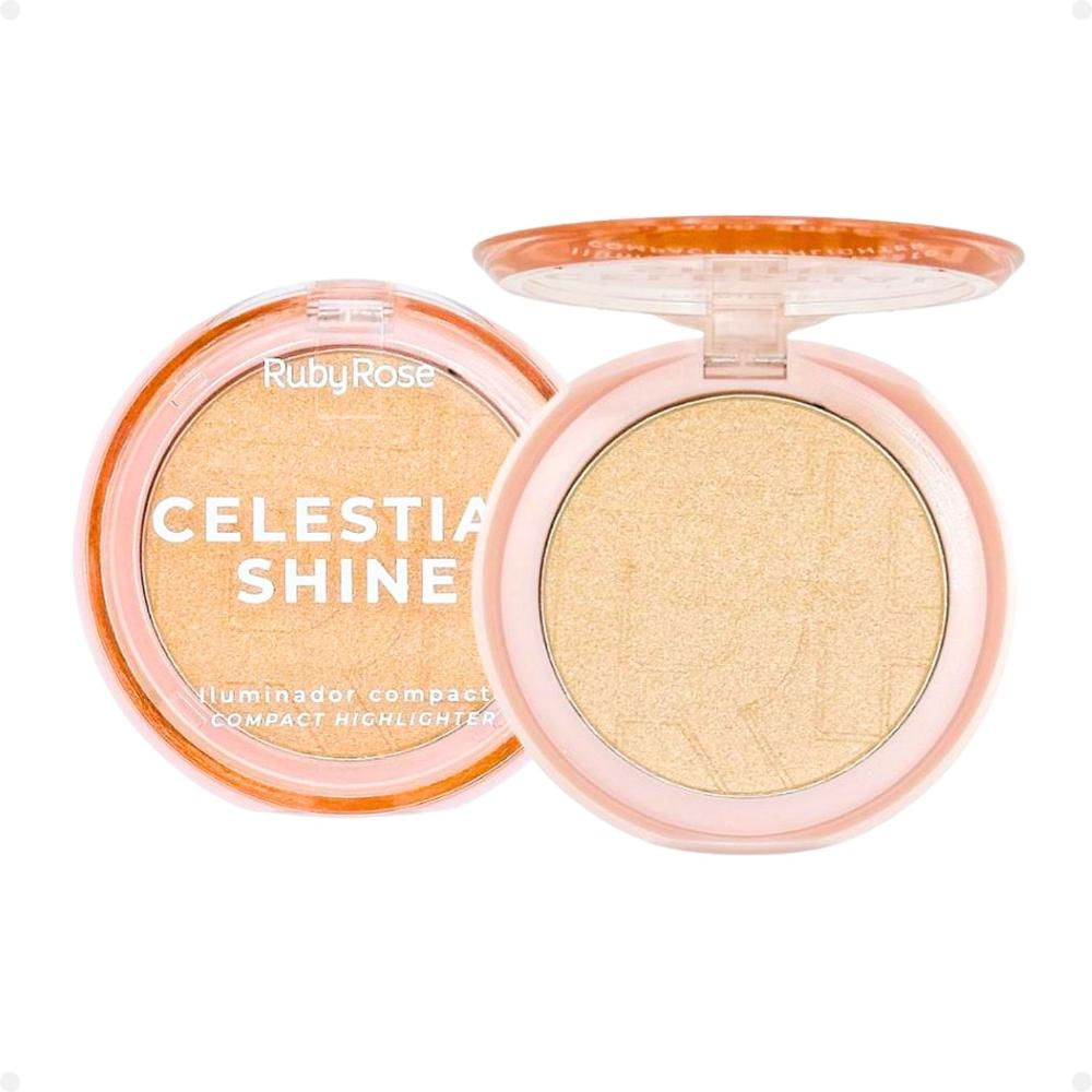 ILUMINADOR COMPACTO CELESTIAL SHINE COR 1 - RUBY ROSE