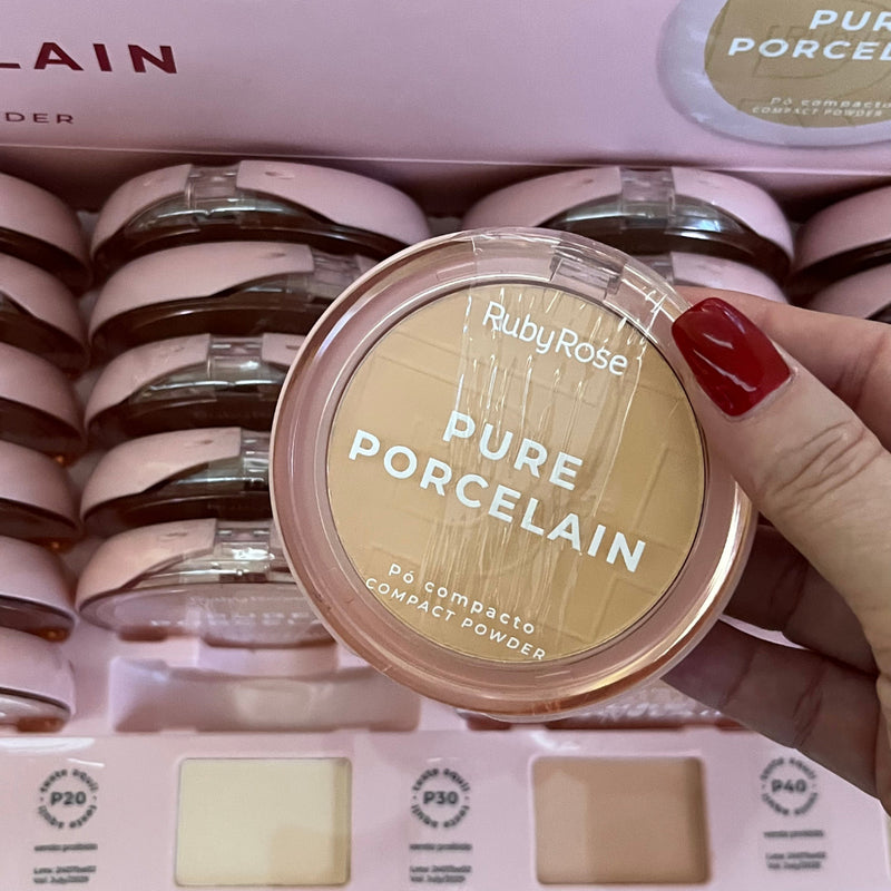 PO COMPACTO PURE PORCELAIN COR 2 - RUBY ROSE