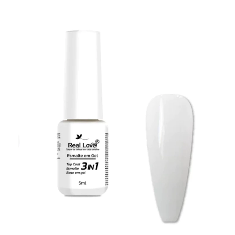 ESMALTE EM GEL 3 EM 1 COR 02 - REAL LOVE