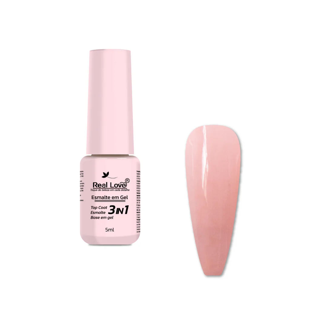 ESMALTE EM GEL 3 EM 1 COR 04 - REAL LOVE
