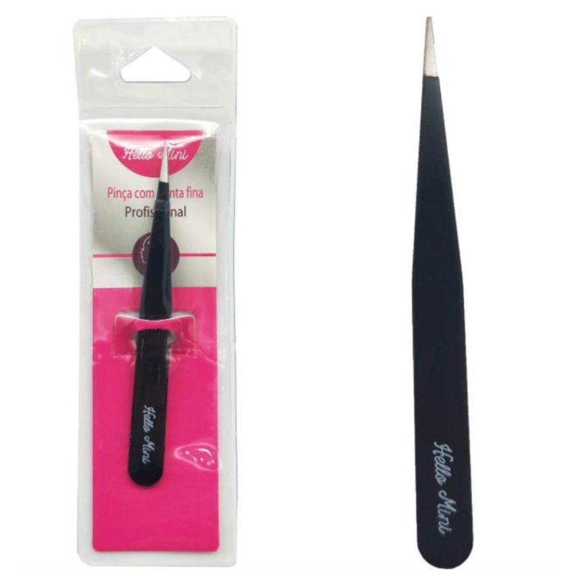PINÇA PRETA PONTA FINA