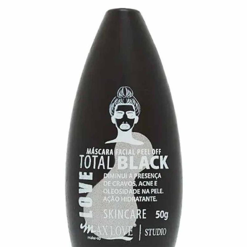 MASCARA FACIAL PEEL OF TOTAL BLACK 50G - MAX LOVE
