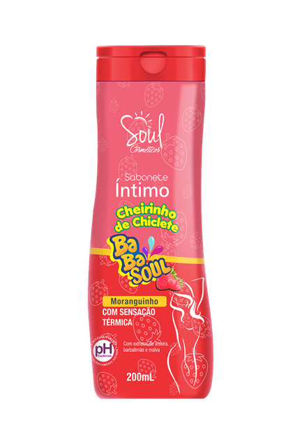 SABONETE INTIMO MORANGUINHO 200ML - SOUL