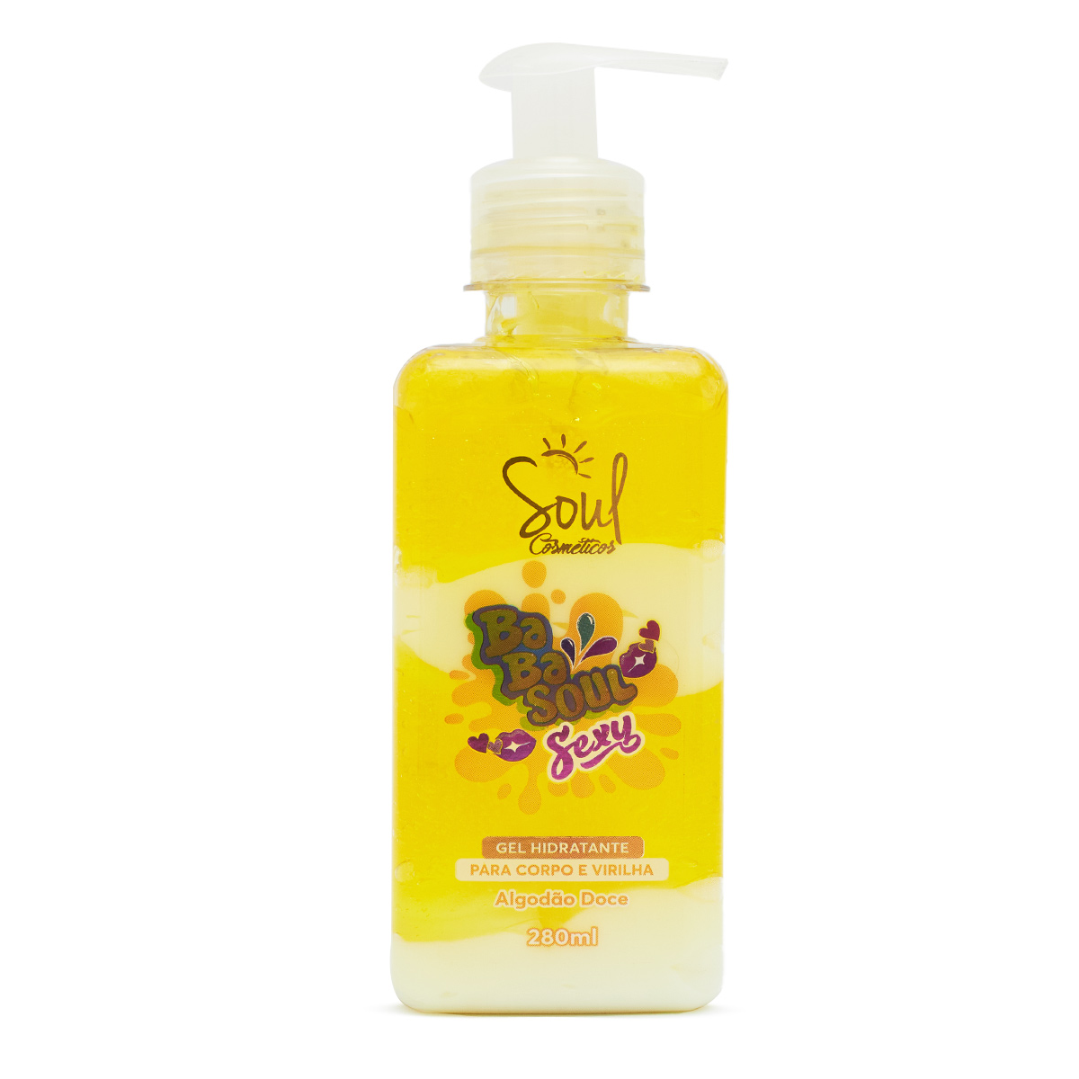 GEL HIDRATANTE CORPO E VIRILHA ALGODAO DOCE 100 MG - SOUL