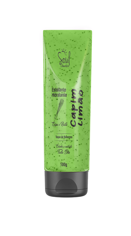 ESFOLIANTE HIDRATANTE CAPIM LIMAO 100 MG - SOUL