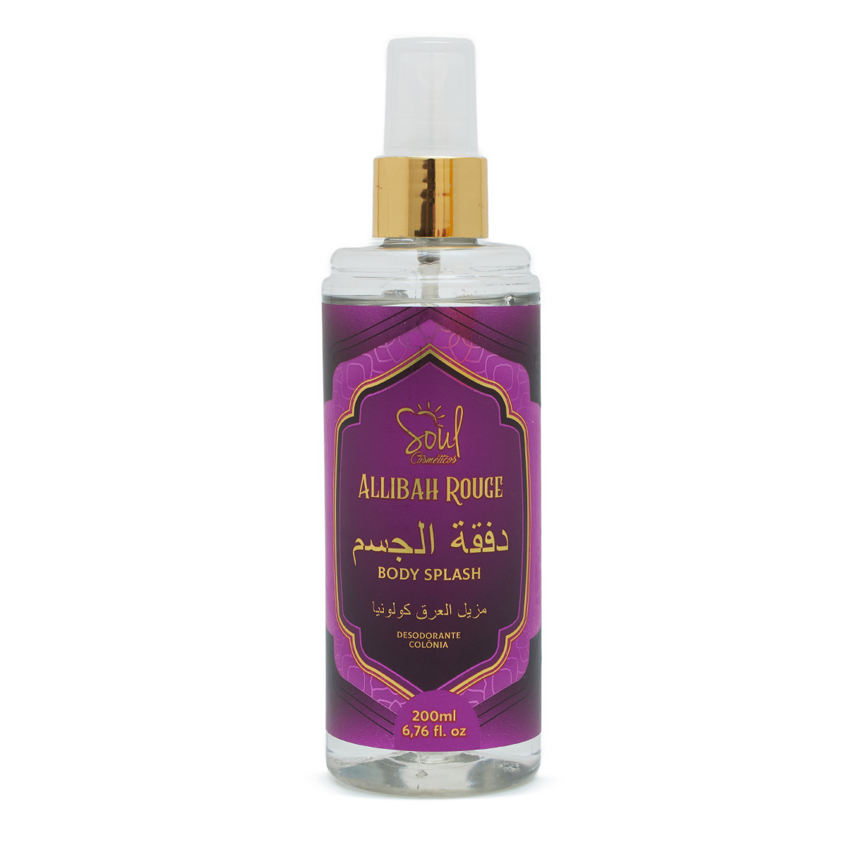 BODY SPLASH ALLIBAH ROUGE 200 ML - SOUL