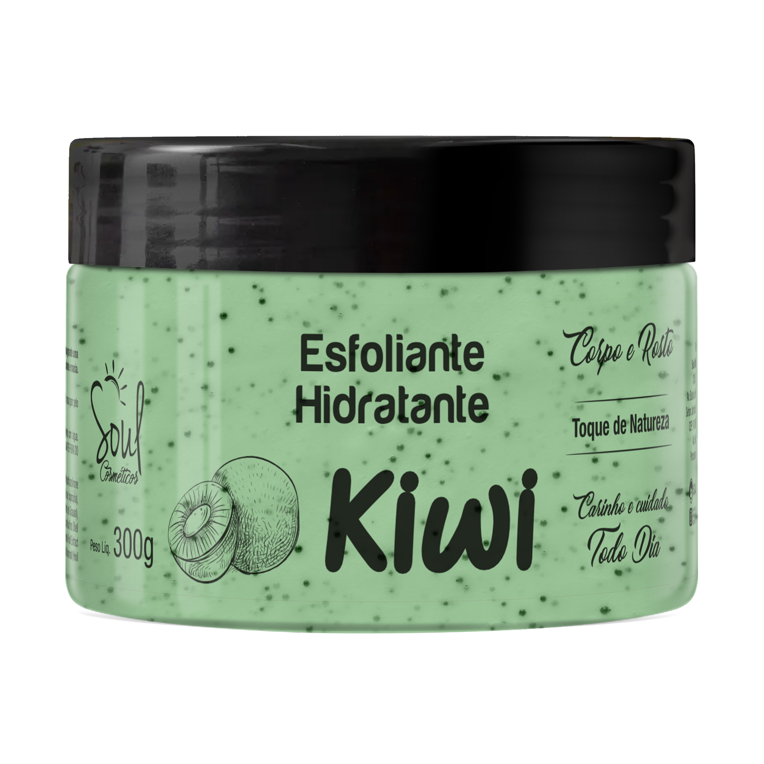 HIDRATANTE ESFOLIANTE KIWI 300 GR - SOUL