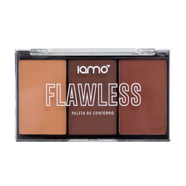 PALETA DE CONTORNO 3 CORES FLAWLESS COR 2 - IAMO