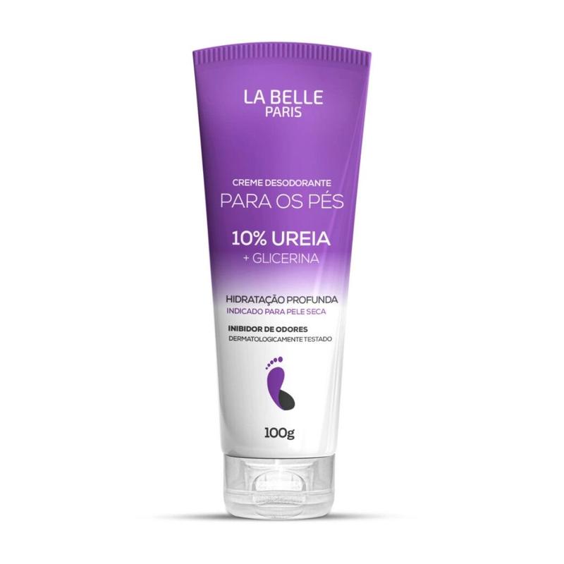 CREME DESODORANTE PARA OS PES LA BELLE PARIS 100G 10% UREIA + GLICERINA