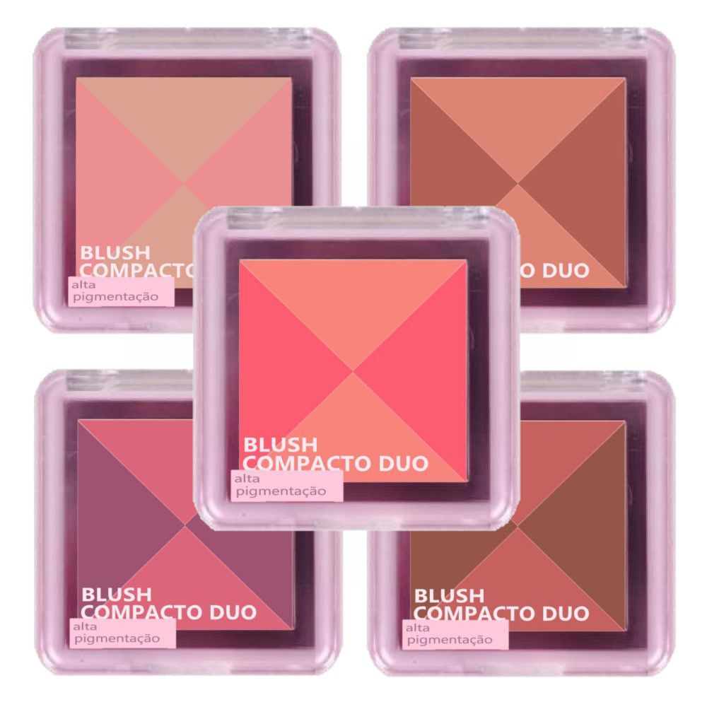 BLUSH COMPACTO DUO COR 5 - RUBY ROSE