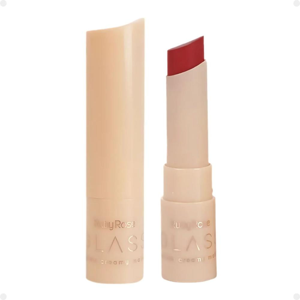 BATOM CREAMY GLASS COR 7 - RUBY ROSE
